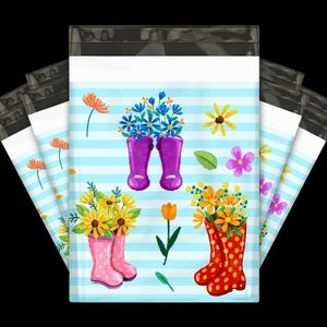 10 ct. Rain boots poly mailers